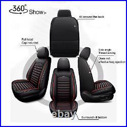 PU Leather Car Seat Cover Front & Rear 5-Seats Cushion Full Set For Acura RDX
