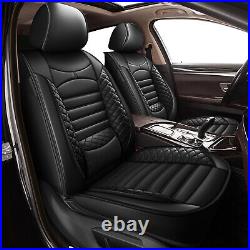 PU Leather Car Seat Cover Front & Rear Cushion Full Set For Ford F-150 2014-2023