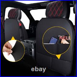 PU Leather Car Seat Covers Full Set For Ford F-150 Crew Cab 2009-2021 Waterproof