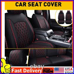 PU Leather Car Seat Covers Full Set For Ford F-150 Crew Cab 2009-2021 Waterproof