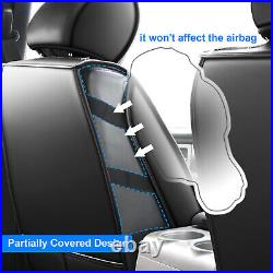 PU Leather For 2015-2022 Ford F150 Truck Car Seat Covers Front Rear Full Set
