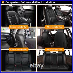 PU Leather For Kia Optima 2007-2015 Car 5-Seat Cover Front&Rear Full Set Cushion