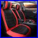 PU Seat Car Seat Cover Full Set Leather Front Rear Padded For Nissan Frontier