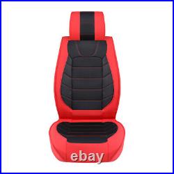 PU Seat Car Seat Cover Full Set Leather Front Rear Padded For Nissan Frontier