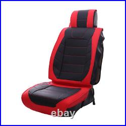 PU Seat Car Seat Cover Full Set Leather Front Rear Padded For Nissan Frontier