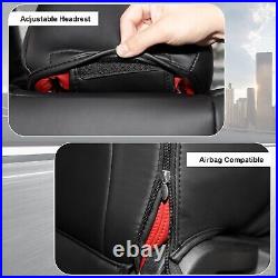 Red Rain Red Mustang Seat Covers Customized Ford Mustang 10Pcs
