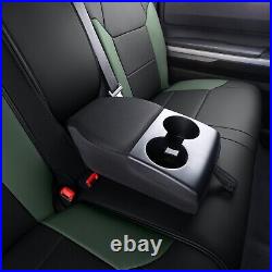 Red Rain Tundra Leather Seat Cover Customized Fit 2014-2021 for Toyota Tundra