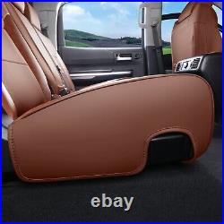 Red Rain Tundra Seat Cover Custom Fit 2014-2021 for Toyota Tundra Brown 14PCS
