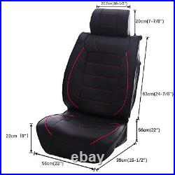 SUV Car Seat Covers Front Rear Full Set Leather 2/5 Seater for Chevy Traverse