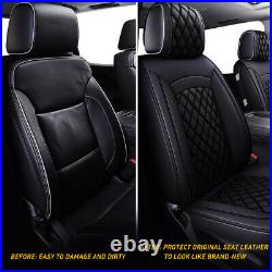 Seat Cover Full Set For 2007-2022 GMC Sierra Chevy Silverado 1500 2500HD 3500HD
