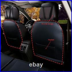 Seat Cover Waterproof Faux Leather Full Set 5 Seats For Toyota Tacoma 2007-2021