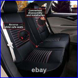 Seat Cover Waterproof Faux Leather Full Set 5 Seats For Toyota Tacoma 2007-2021