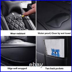 Seat Covers Universal 5-Sits Cushions Front Rear Full Set Of Car Seat Cushions