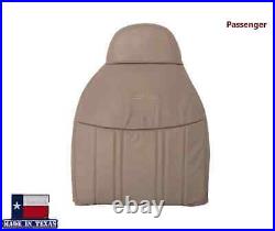 Tan LEATHER 60/40 Bench Seat Covers For 1997 1998 Ford F150 Lariat XLT Crew Cab