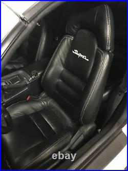 Toyota Supra MK4 / MKIV 1993.5-1996 Black Replacement Leather Seat Cover