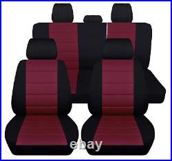 Truck Seat Covers 2012-2018 fits Dodge Ram Two Tone Car Seat Covers