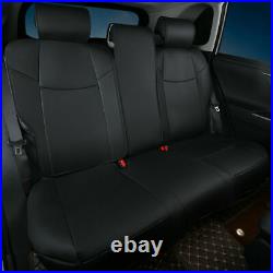 USA Car Leather Custom Fit Made Seat Covers Front+Rear For Toyota RAV4 2019-2022