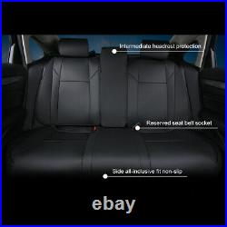 US Black Car Leather Custom Seat Cover For Honda Accord 2018 2019 2020 2021 2022