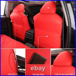 US Specialized Custom Fit Car Leather Seat Covers Kit For Toyota Camry 2018-2022