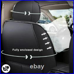 U. S. Delivery for Toyota Mirai 2016-2021 Car Seat Cover Full Set Leather Black