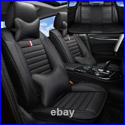 Universal 5-Sit Car Seat Cover Cushions Full Surrount Protect Interior Set 11pcs