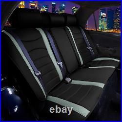 Universal Fit Perforated Faux Leather Cushion Seat Cover for Car, SUV Full Set